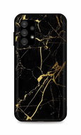 TopQ Kryt LUXURY Samsung A13 pevný Marble černo-zlatý 85138 - Phone Cover