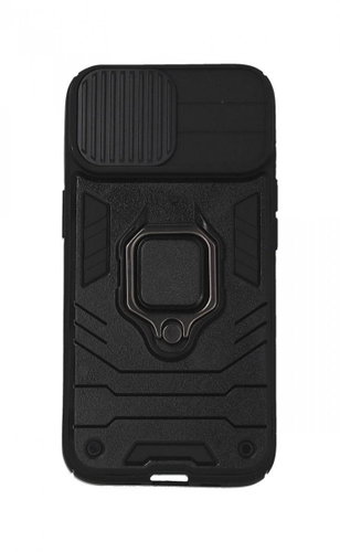 TopQ Kryt iPhone 14 odolný Ring Lens černý 84927 - Phone Cover - Main image