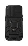 TopQ Kryt iPhone 14 Pro odolný Ring Lens černý 84925 - Phone Cover