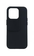 TopQ Kryt Camshield Soft iPhone 14 Pro černý 84842 - Phone Cover