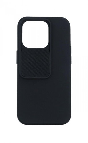 TopQ Kryt Camshield Soft iPhone 14 Pro černý 84842 - Phone Cover - Main image