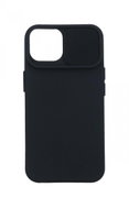 TopQ Kryt Camshield Soft iPhone 14 černý 84839 - Phone Cover
