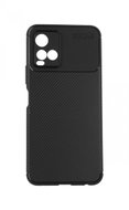 TopQ Kryt Carbon Elite Vivo Y21s černý 84810 - Phone Cover