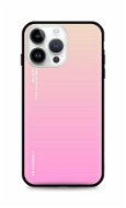 TopQ Kryt LUXURY iPhone 14 Pro pevný dúhový marhuľový 84645 - Kryt na mobil