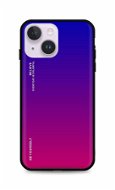 TopQ Kryt LUXURY iPhone 14 Plus pevný dúhový fialový 84632 - Kryt na mobil