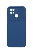 TopQ Kryt Camshield Soft Xiaomi Redmi 10C tmavě modrý 84511 - Phone Case