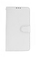 TopQ Pouzdro iPhone 14 knížkové bílé s přezkou 84477 - Phone Cover