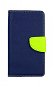 TopQ Pouzdro iPhone 14 knížkové modré 84471 - Phone Cover