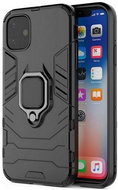 TopQ Kryt iPhone 14 Plus odolný černý s prstenem 84170 - Phone Cover