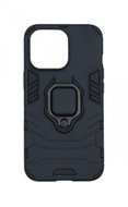 TopQ Kryt iPhone 14 Pro Max odolný černý s prstenem 84164 - Phone Cover