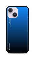 TopQ Kryt LUXURY iPhone 14 Plus pevný duhový modrý 82503 - Phone Cover