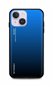 TopQ Kryt LUXURY iPhone 14 pevný dúhový modrý 82497 - Kryt na mobil