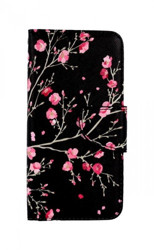 TopQ Pouzdro Samsung A40 knížkové Noční květy 81014 - Phone Cover - Main image