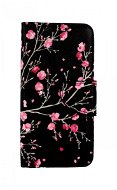 TopQ Puzdro Samsung A40 knižkové Nočné kvety 81014 - Kryt na mobil