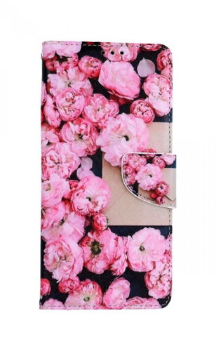 TopQ Pouzdro Xiaomi Redmi 10C knížkové Růžové květy 80873 - Phone Cover - Main image