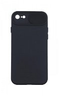 TopQ Kryt Camshield Soft iPhone SE 2020 čierny 76442 - Kryt na mobil