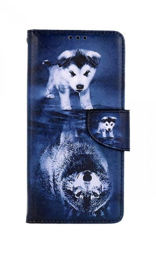 TopQ Pouzdro Xiaomi Redmi 10 5G knížkové Odraz vlka 89382 - Phone Cover - Main image