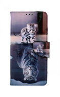 TopQ Pouzdro Xiaomi Redmi 10 5G knížkové Tygr 89381 - Phone Cover