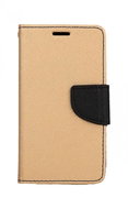 TopQ Pouzdro iPhone 12 mini knížkové zlaté 91157 - Phone Case