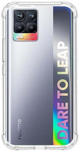 TopQ Kryt Realme 8 Pro odolný průhledný 91359 - Phone Cover - Main image