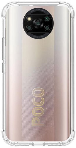 TopQ Kryt Xiaomi Poco X3 odolný průhledný 89549 - Phone Cover - Main image