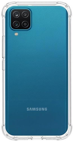 TopQ Kryt Samsung A12 odolný průhledný 89512 - Phone Cover - Main image