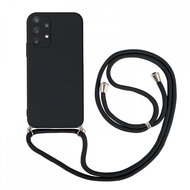 TopQ Kryt Samsung A53 5G černý se šňůrkou 91453 - Phone Case
