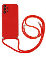 TopQ Kryt Samsung A53 5G červený se šňůrkou 91451 - Phone Cover