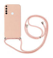 TopQ Kryt Xiaomi Redmi Note 8T růžový se šňůrkou 91450 - Phone Case