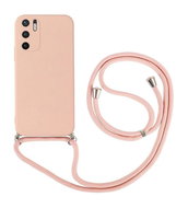 TopQ Kryt Xiaomi Redmi Note 10 5G růžový se šňůrkou 91422 - Phone Cover
