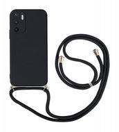 TopQ Kryt Xiaomi Redmi Note 10 5G černý se šňůrkou 91420 - Phone Cover
