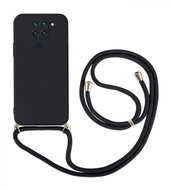 TopQ Kryt Xiaomi Redmi Note 9 černý se šňůrkou 91408 - Phone Cover