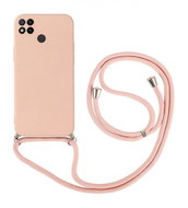 TopQ Kryt Xiaomi Redmi 9C růžový se šňůrkou 91406 - Phone Cover