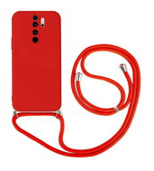 TopQ Kryt Xiaomi Redmi Note 8 Pro červený se šňůrkou 91400 - Phone Cover
