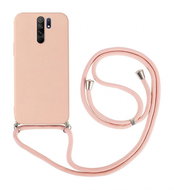 TopQ Kryt Xiaomi Redmi 9 růžový se šňůrkou 91397 - Phone Cover