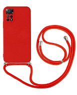 TopQ Kryt Xiaomi Redmi Note 11 Pro červený se šňůrkou 91382 - Phone Cover