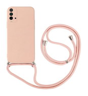TopQ Kryt Xiaomi Redmi 9T růžový se šňůrkou 91376 - Phone Cover
