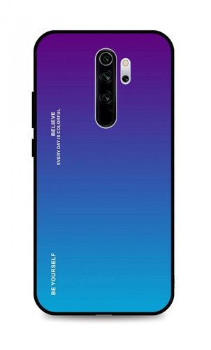 TopQ Kryt LUXURY Xiaomi Redmi Note 8 Pro pevný duhový purpurový 91306 - Phone Cover - Main image