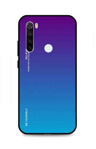 TopQ Kryt LUXURY Xiaomi Redmi Note 8T pevný duhový purpurový 91302 - Phone Cover - Main image
