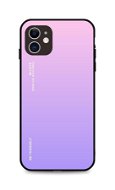 TopQ Kryt LUXURY iPhone 11 pevný duhový růžový 91301 - Phone Cover