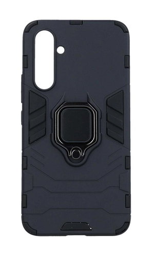 TopQ Kryt Samsung A54 5G odolný černý s prstenem 91741 - Phone Cover - Main image