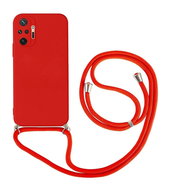 TopQ Kryt Xiaomi Redmi Note 10 Pro červený se šňůrkou 91412 - Phone Cover