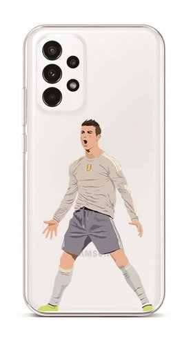 TopQ Kryt Samsung A23 5G Fotbalista 87110 - Phone Cover - Main image