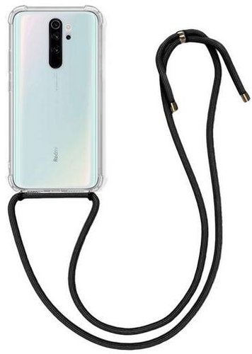 TopQ Cover Xiaomi Redmi Note 8 Pro with black cord transparent 91371 Main image TopQ Cover Xiaomi Redmi Note 8 Pro with black cord transparent 91371 - Phone Cover - Main image