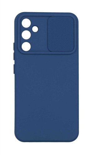 TopQ Kryt Camshield Soft Samsung A34 tmavě modrý 91944 - Phone Cover - Main image