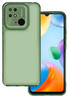 TopQ Kryt Xiaomi Redmi 10C Crystal Diamond průhledný zelený 92016 - Phone Cover