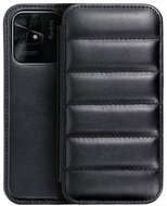TopQ Pouzdro Xiaomi Redmi 10C PUFFER knížkové černé 92040 - Phone Cover