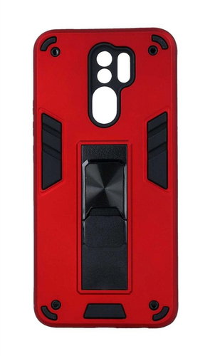 TopQ Kryt Armor Xiaomi Redmi 9 ultra odolný červený 90660 - Phone Cover - Main image