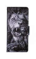 TopQ Pouzdro Xiaomi Redmi 10C knížkové Černobílý lev 76705 - Phone Cover