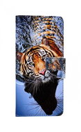 TopQ Pouzdro Xiaomi Redmi 10C knížkové Hnědý tygr 79126 - Phone Cover